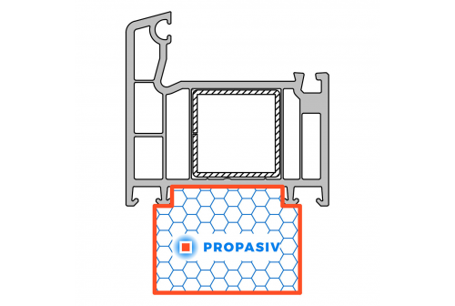 PROPASIV® Profil okenní nízký (1175 mm)
Veka Softline 70