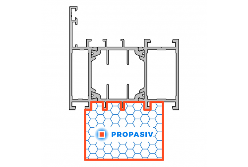 PROPASIV® Profil okenní nízký (1175 mm)
Aluprof MB-70
