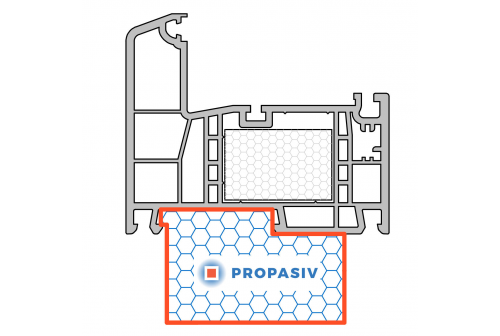 PROPASIV® Profil okenní nízký (1175 mm)
Rehau Geneo